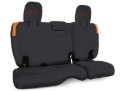 Picture of PRP Jeep Wrangler JL Rear Bench CoversU - 4 door with no armrest - Black/Orange