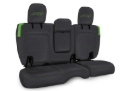 Picture of PRP Jeep Wrangler JL Rear Bench CoversU - 4 door with Armrest - Black/Green