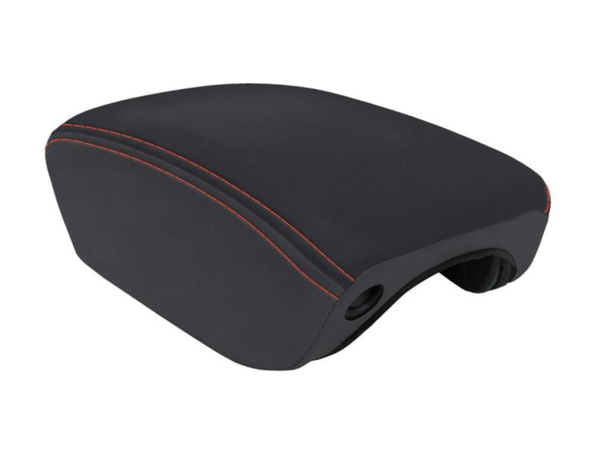 Picture of PRP 2018+ Jeep Wrangler JL Center Console Cover - Black/Orange