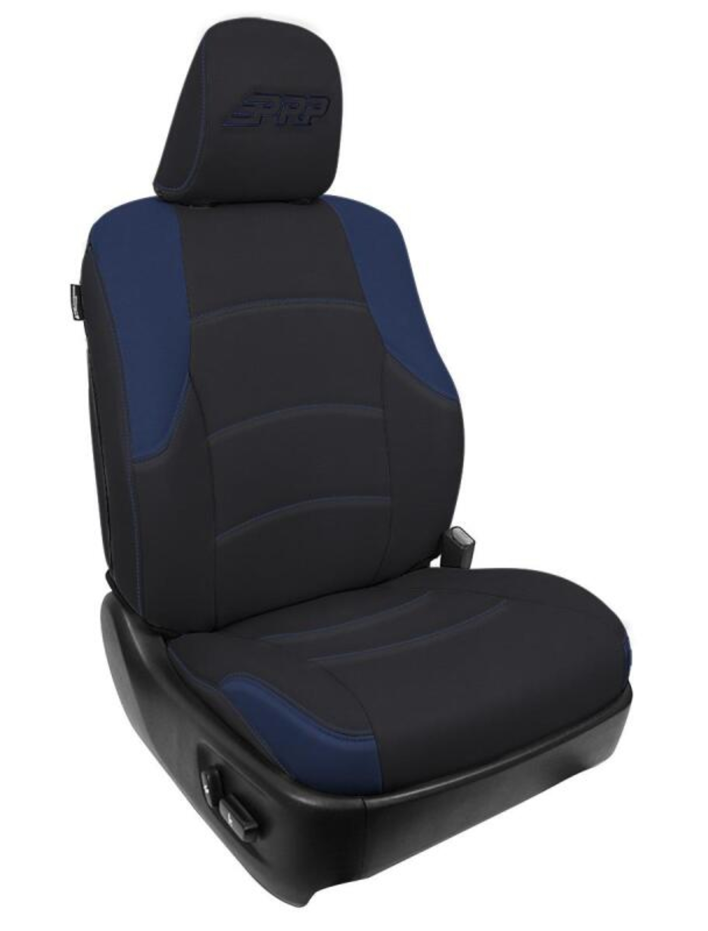 Picture of PRP 11-24 Toyota 4Runner Front Seat Covers (Pair) - Black/Navy Blue