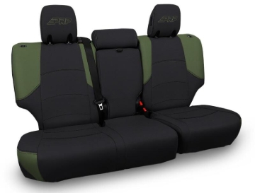 Picture of PRP 11-24 Toyota 4Runner Rear Bench Cover - 5-seat model - Black/Olive Green