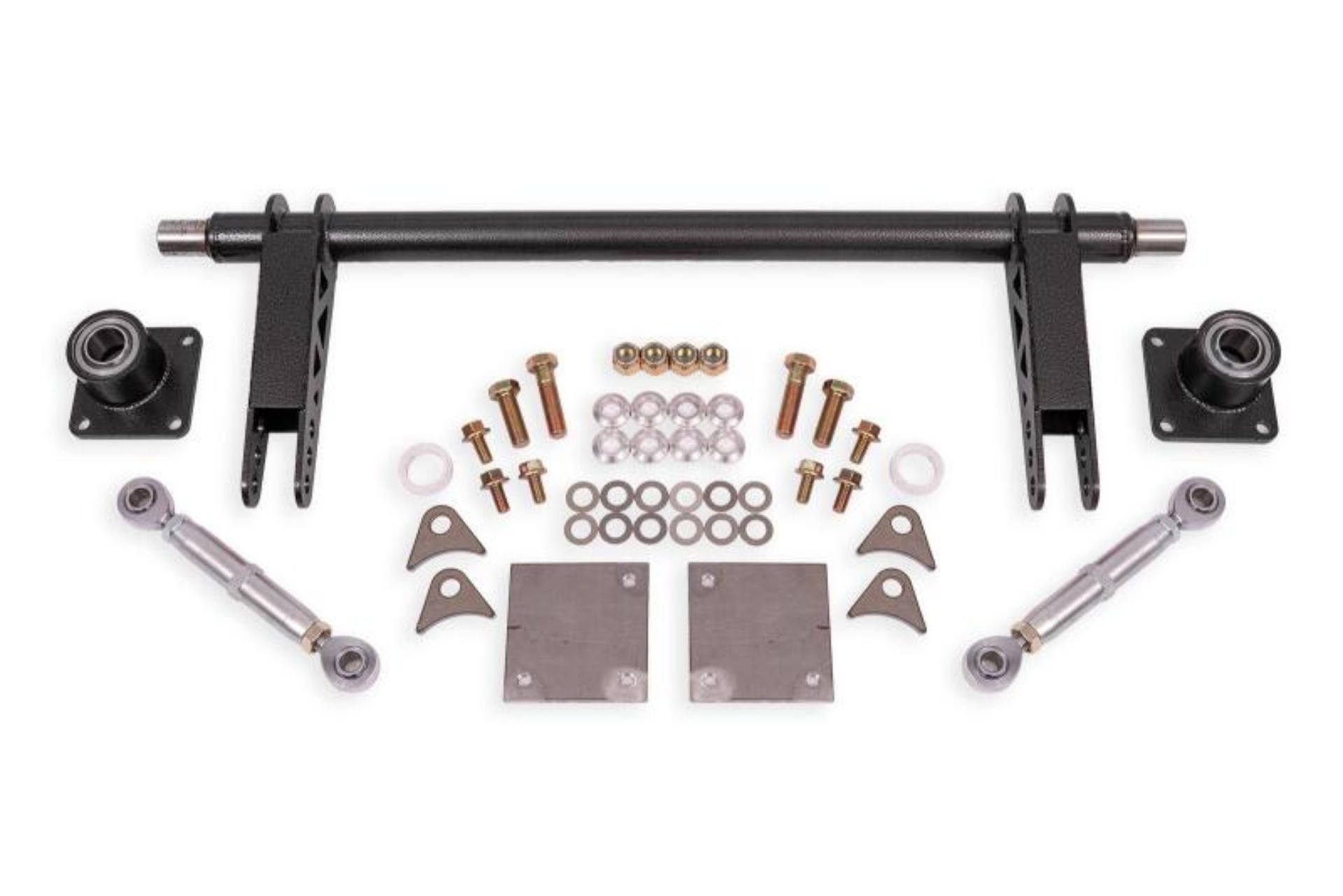 Picture of BMR 79-04 Ford Mustang 1.375in Rear Weld-on Anti-roll Bar Kit Hollow - Black Hammertone