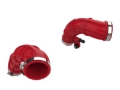 Picture of aFe Power 22-24 Toyota Land Cruiser (J300) / 22-24 Toyota Tundra V6-3.4L (tt) Red Turbo Inlet Pipes