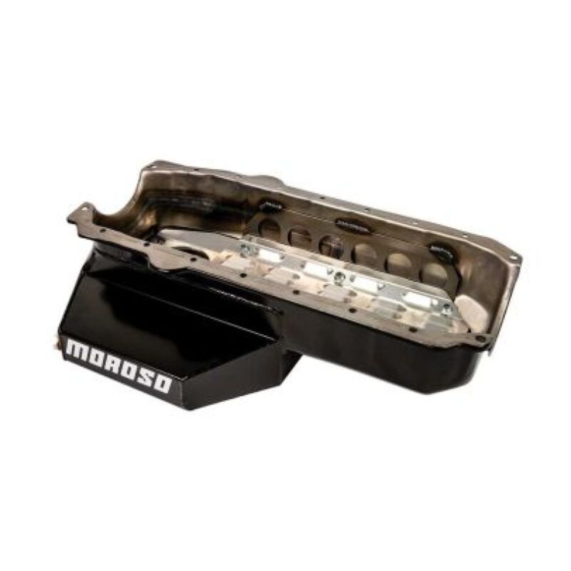 Picture of Moroso Chevrolet Small Block w/2 Piece Rear Main Seal Circle Track 6.5 Deep Oil Pan