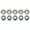 Picture of Moroso Zinc Serrated Flange Nuts - M8 X 1.25 (10 Pack)