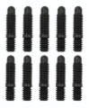 Picture of Moroso Bullet Nose Black OX Studs - 1/4-20 X 1/4-28 X 1 3/16 (10 Pack)
