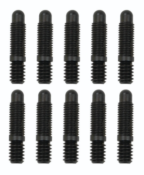 Picture of Moroso Bullet Nose Black OX Studs - 1/4-20 X 1/4-28 X 1 3/16 (10 Pack)