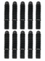 Picture of Moroso Bullet Nose Black OX Studs - 5/16-18 X 5/16-24 X 1 5/8 (10 Pack)
