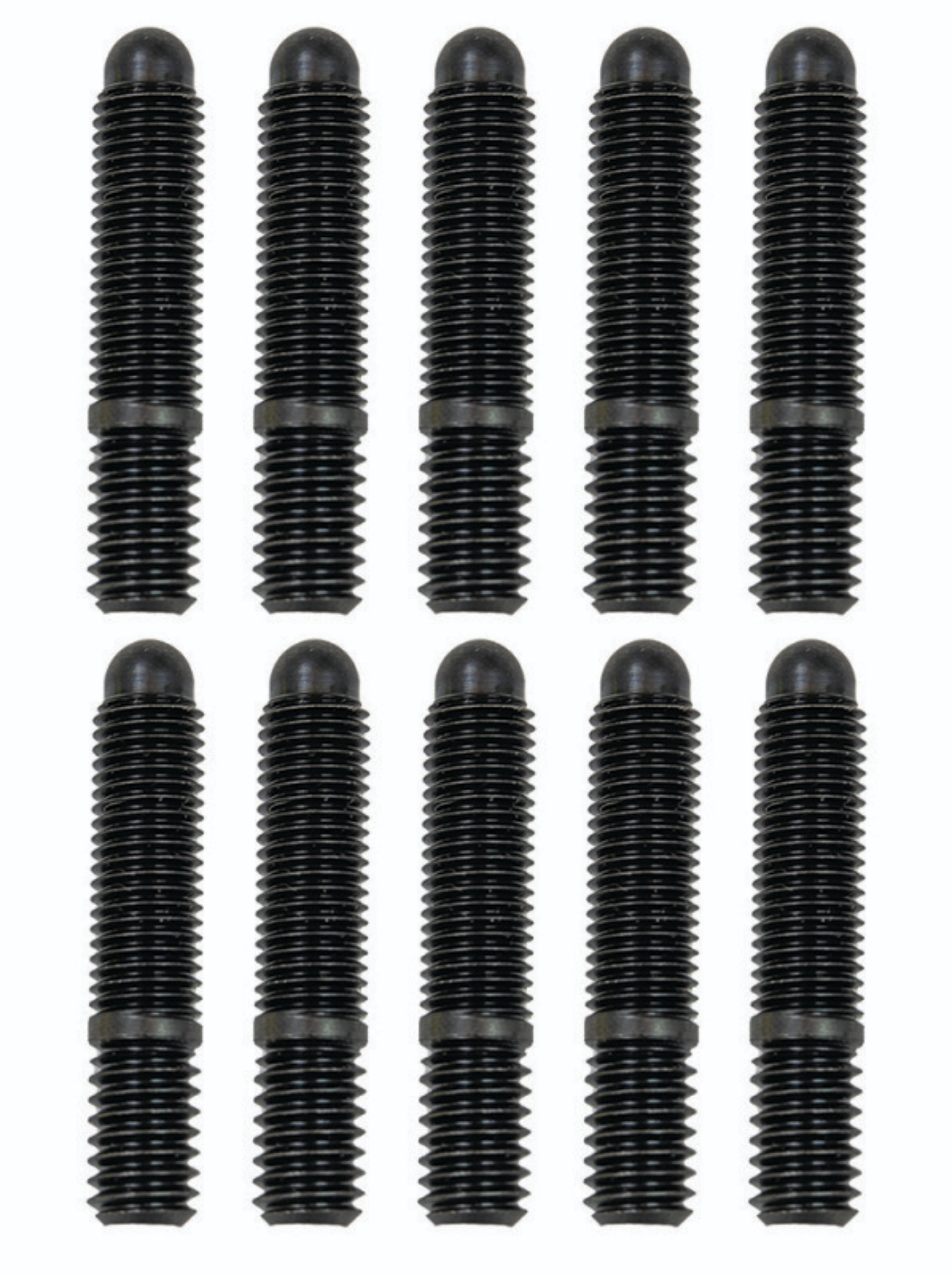 Picture of Moroso Bullet Nose Black OX Studs - 5/16-18 X 5/16-24 X 1 5/8 (10 Pack)