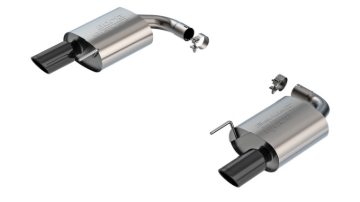 Picture of Borla 2024 Ford Mustang GT 5.0L V8 w/o Active Exhaust S-Type Axle-Back Exhaust System - Black Chrome