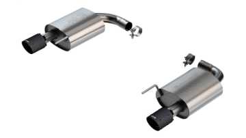 Picture of Borla 2024 Ford Mustang GT 5.0L V8 w/o Active Exhaust S-Type Axle-Back Exhaust System - Carbon Fiber