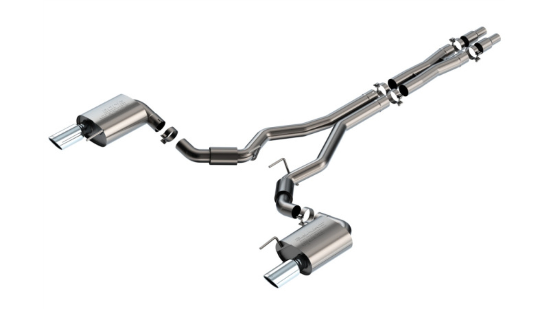 Picture of Borla 2024 Ford Mustang GT 5.0L V8 w/o Active Exhaust S-Type Cat-Back Exhaust System