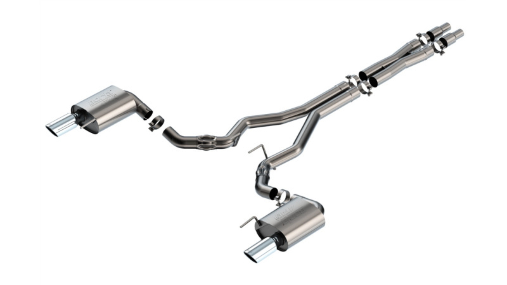 Picture of Borla 2024 Ford Mustang GT 5.0L V8 w/o Active Exhaust ATAK Cat-Back Exhaust System