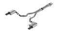 Picture of Borla 2024 Ford Mustang GT 5.0L V8 w/o Active Exhaust ATAK Cat-Back Exhaust System - Black Chrome