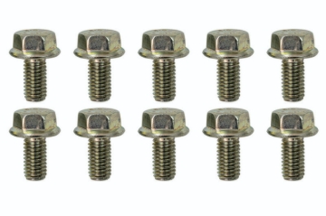 Picture of Moroso M8-1.25 x 16mm Non-Serrated Zinc Flange Bolt - 10 Pack