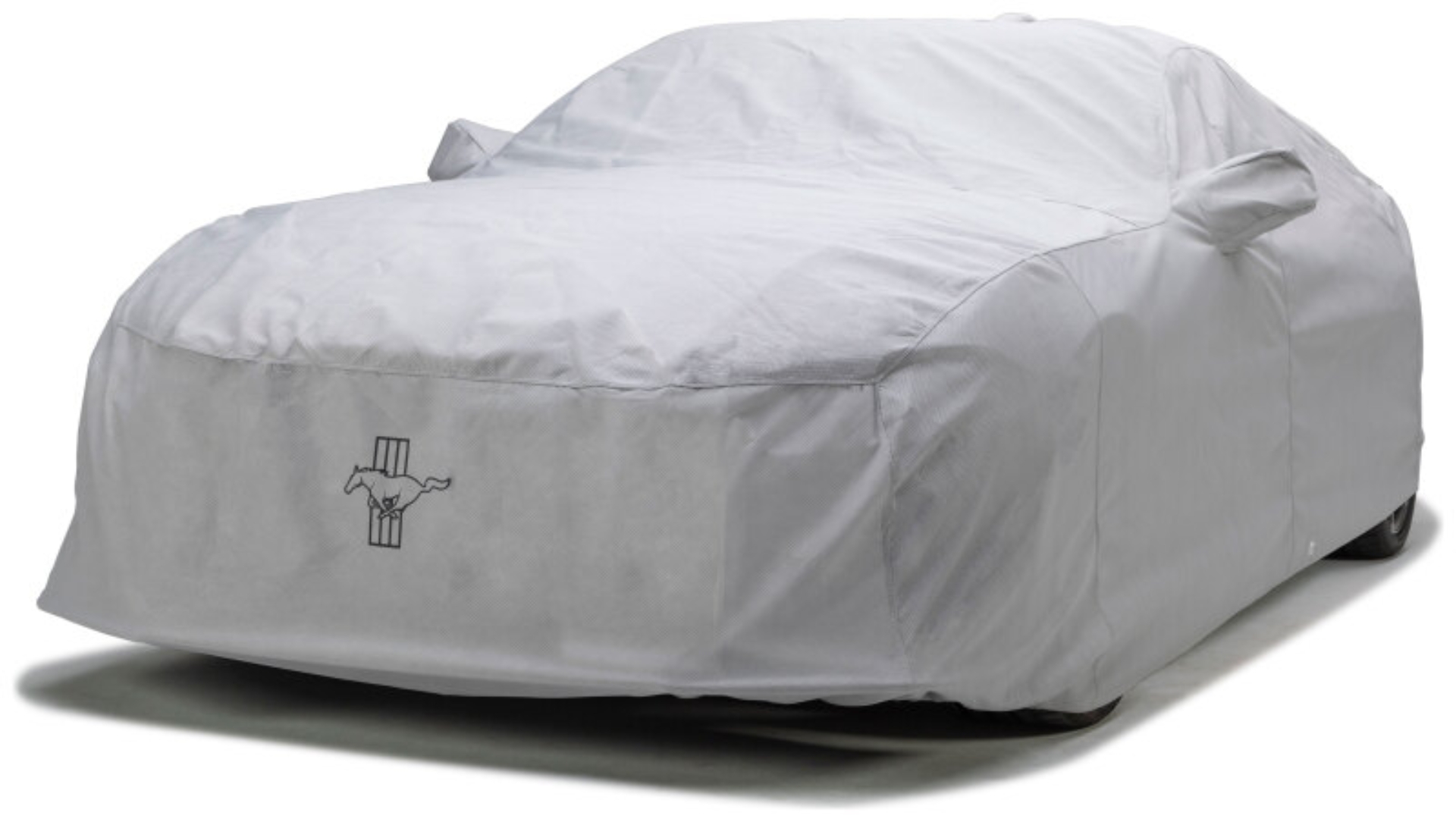 Picture of Covercraft 64-68 Ford Mustang Hardtop/Conv 5-Layer Softback All Climate Cover w/ Blk Tri-Bar Logo