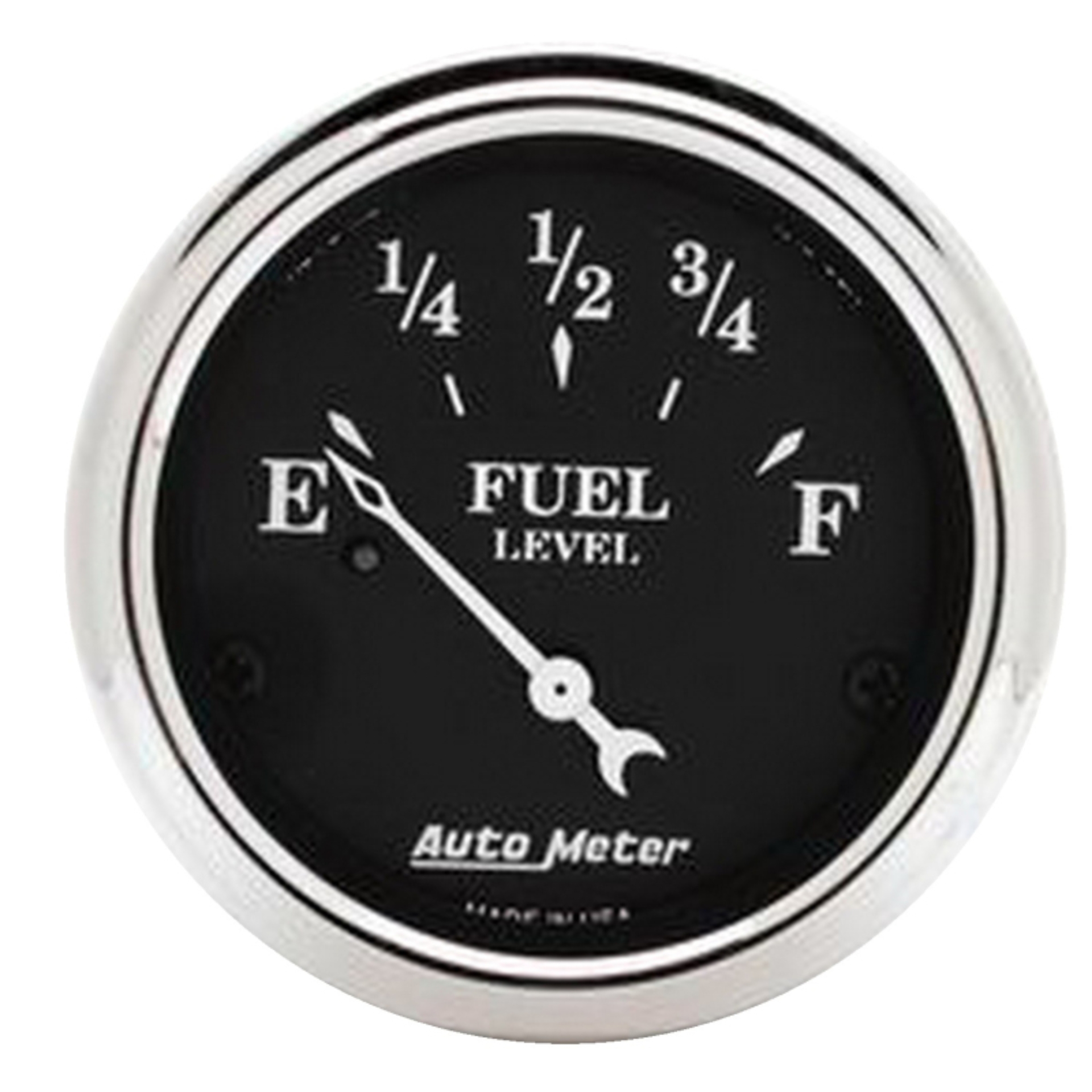 Picture of Autometer 2 1/16in 240 Ohm to 33 Ohm Old Tyme Black Electric Fuel Level Gauge