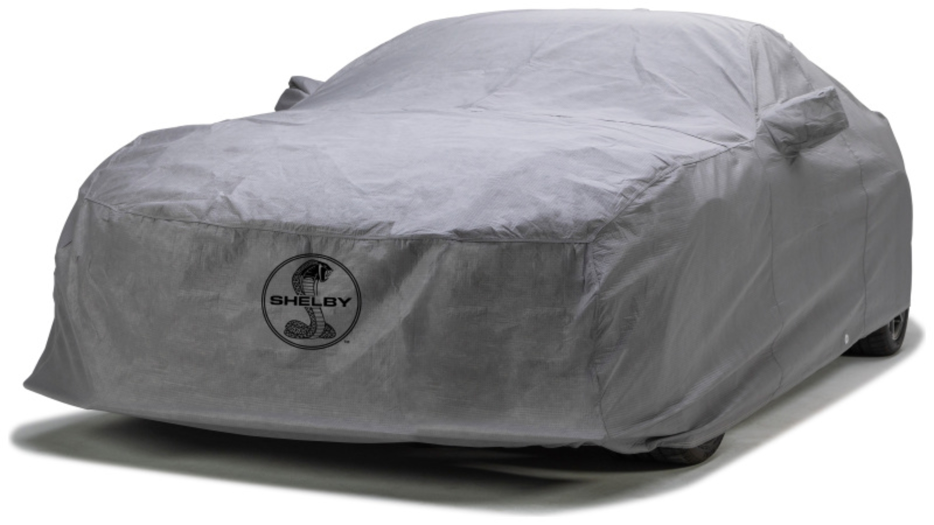 Picture of Covercraft 66-68 Ford Mustang Custom 5-Layer Indoor Car Cover w/ Blk Snake Medallion Logo