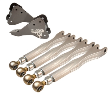 Picture of MaxTrac 17-19 Ford F-250/350 4WD Dually 0-6in Adaptive 4-Link Arm Kit