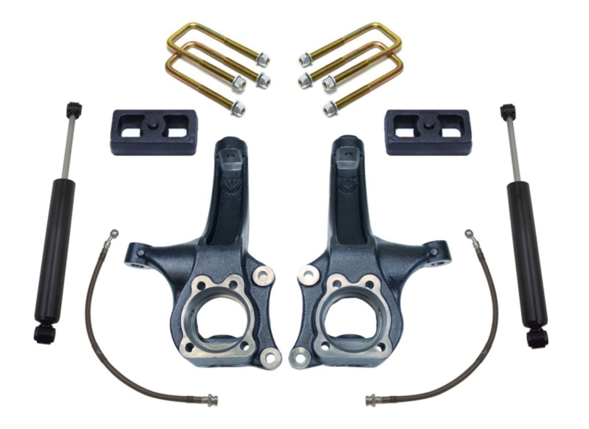 Picture of MaxTrac 15-18 Chevrolet Colorado 2WD 4in/2in MaxPro Spindle Lift Kit w/MaxTrac Shocks