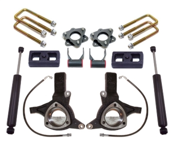 Picture of MaxTrac 16-18 GM C1500 2WD w/Stamped Steel. Susp. 7in/4in MaxPro Spindle Lift Kit w/MaxTrac Shocks