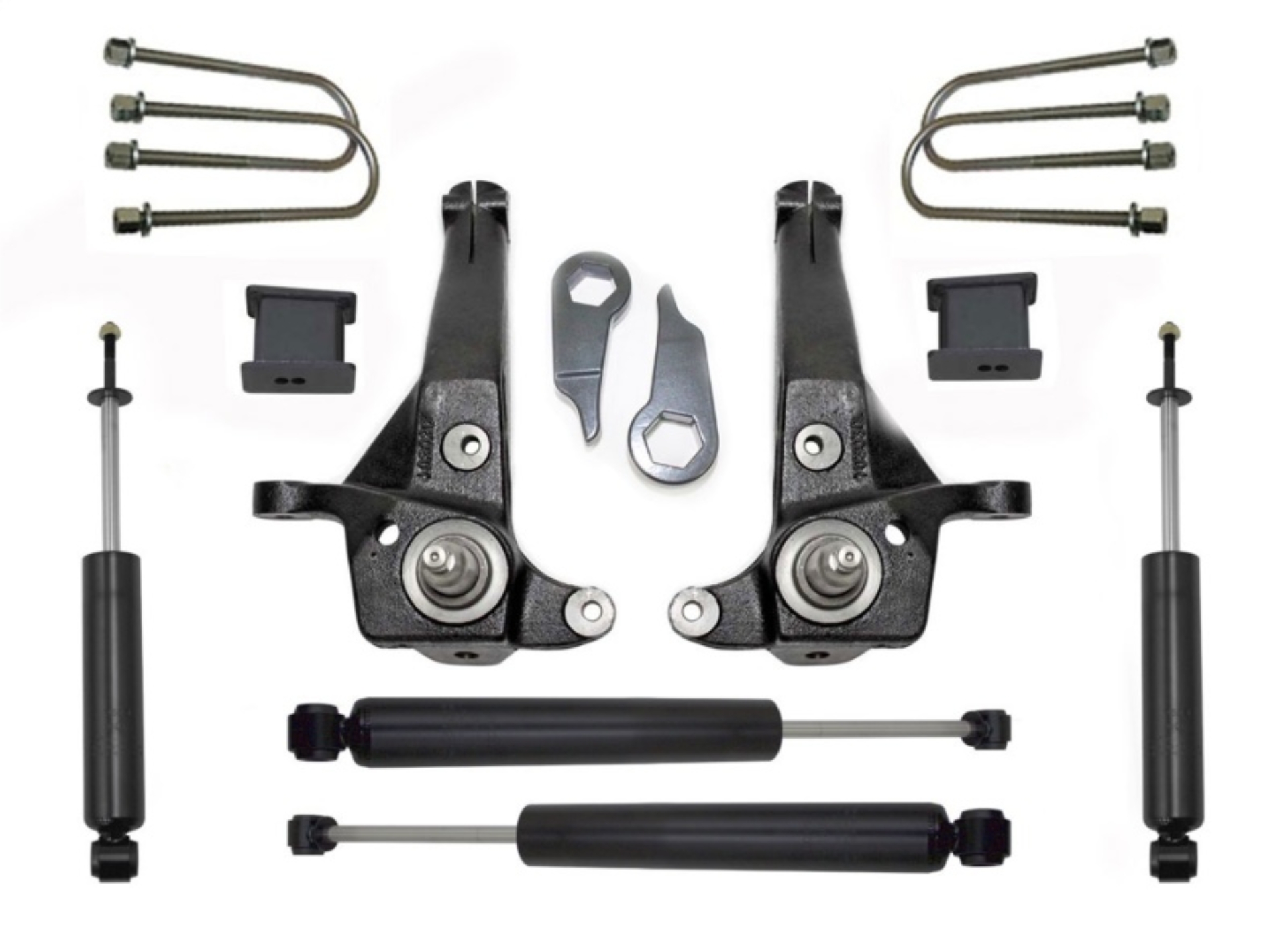 Picture of MaxTrac 01-09 Ford Ranger 2WD w/Torsion Bar Susp. (Non Stabilitrak) 5in/3in Spindle Lift Kit