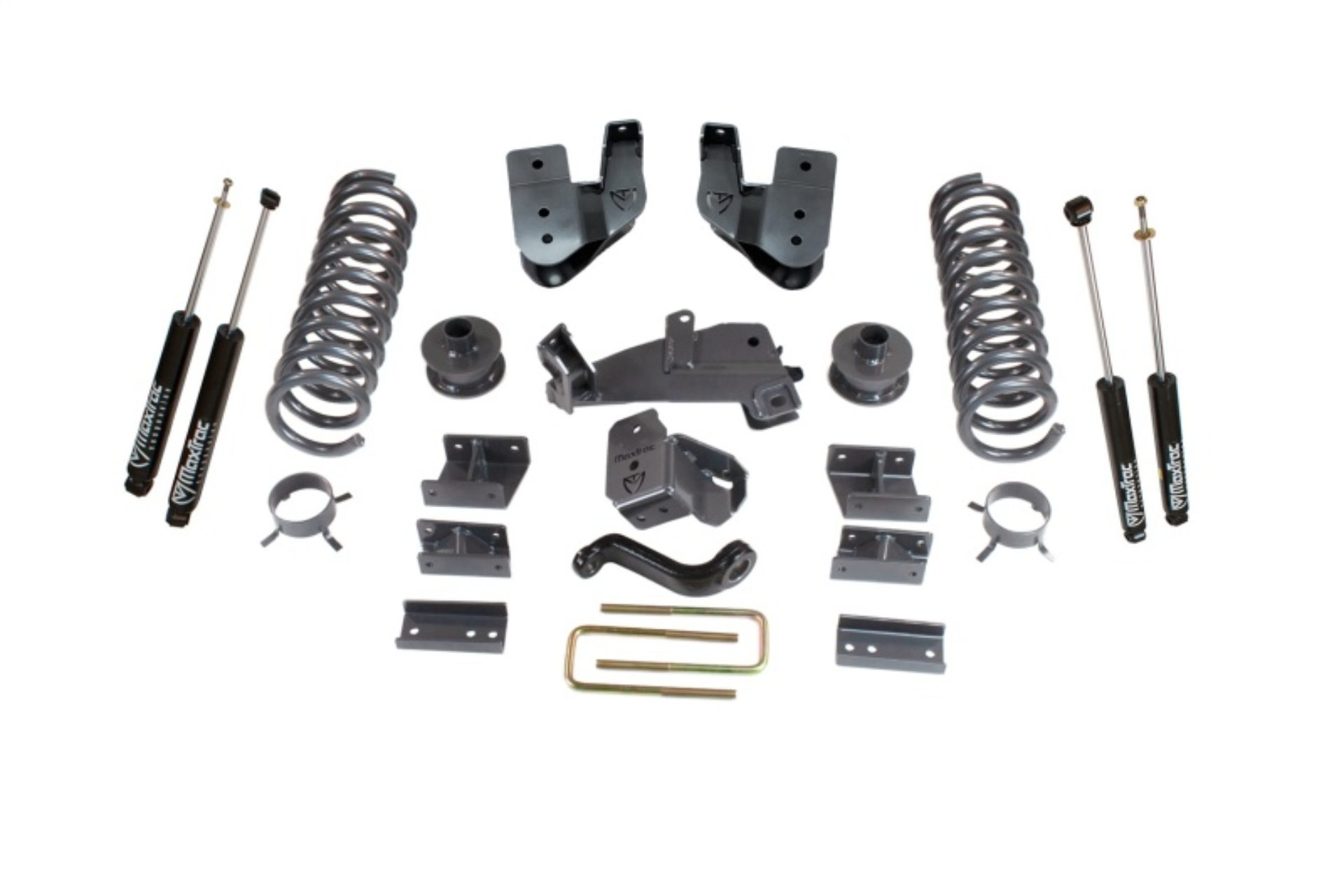 Picture of MaxTrac 14-18 RAM 2500 4WD 4in/1in MaxPro Coil Lift Kit w/Radius Arm Brkts & MaxTrac Shocks
