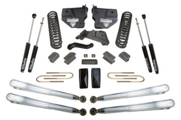 Picture of MaxTrac 13-18 RAM 3500 4WD 6in/3in MaxPro Coil Lift Kit w/4-Link Arms & MaxTrac Shocks