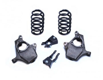 Picture of MaxTrac 00-06 GM C/K1500 SUV 2WD/4WD 3in/4in Lowering Spindle Kit