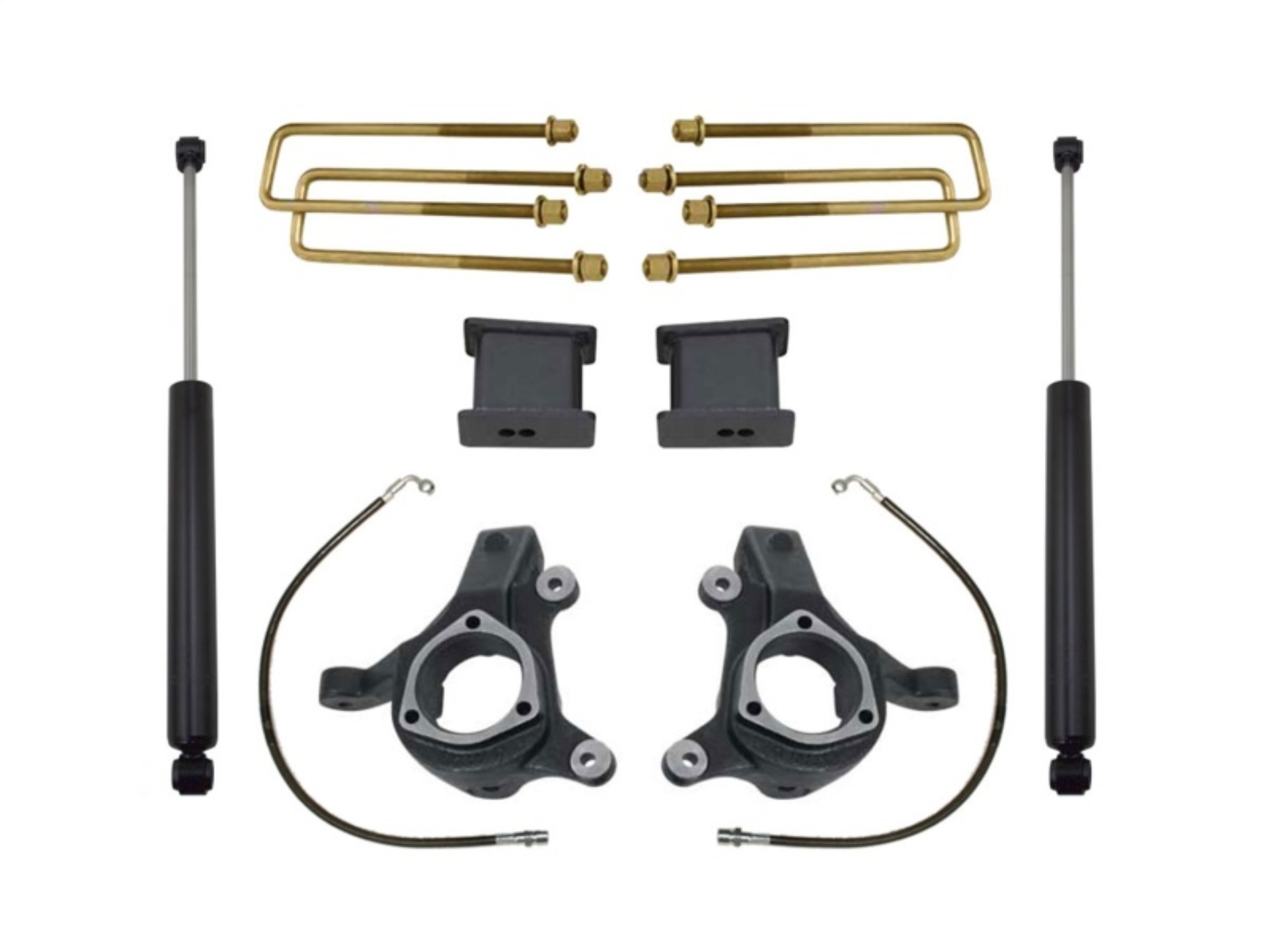 Picture of MaxTrac 07-16 GM C1500 2WD w/Cast Steel Susp. 3in/1in Spindle Lift Kit w/MaxTrac Shocks