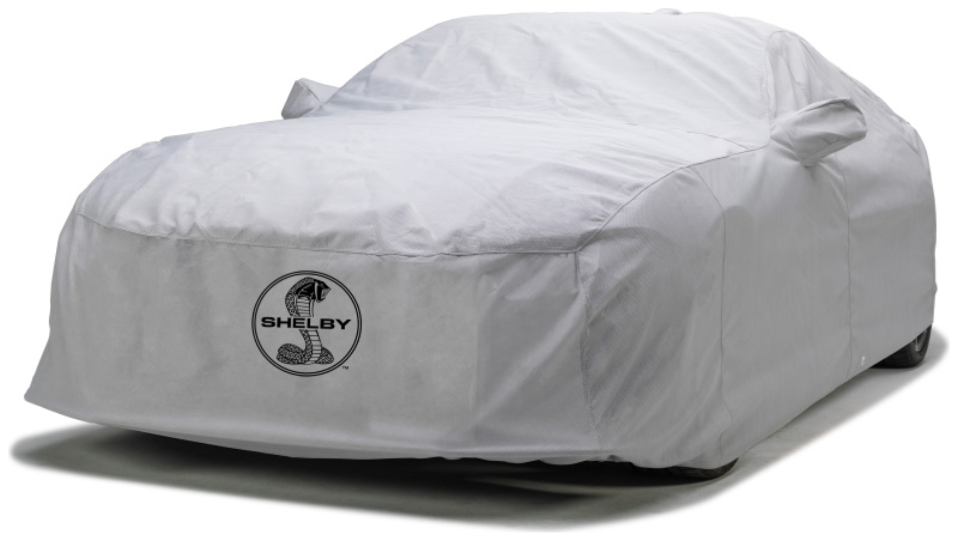 Picture of Covercraft 15-21 Ford Mustang Custom 5-Layer Softback All Climate Cover w/ Snake Medallion Logo