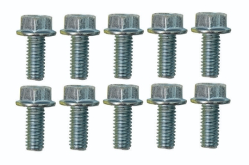 Picture of Moroso 5/16in-18 x .750in Serrated Zinc Flange Bolt - 10 Pack