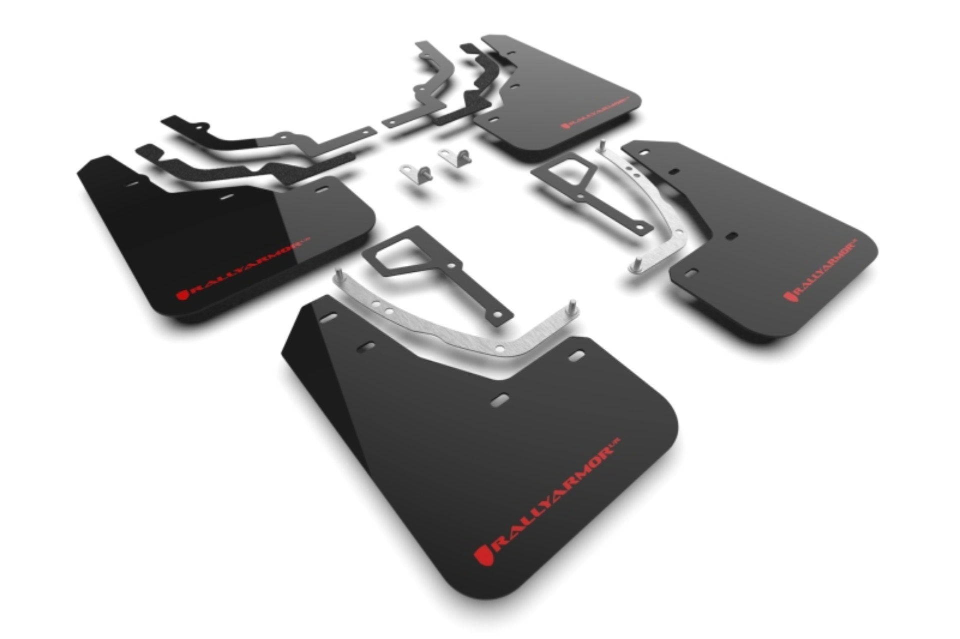Picture of Rally Armor 25-26 Hyundai Ioniq 5 N Black Mud Flap w/Red Logo