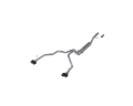Picture of MBRP 2021+ Chevy Tahoe / GMC Yukon T304 SS 3in Cat-Back Dual Split Exhaust w/ Quad Carbon Fiber Tips