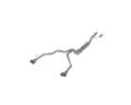 Picture of MBRP 2021+ Chevy Tahoe / GMC Yukon Alum. 3in Cat-Back Dual Split Exhaust w/ Quad Tips