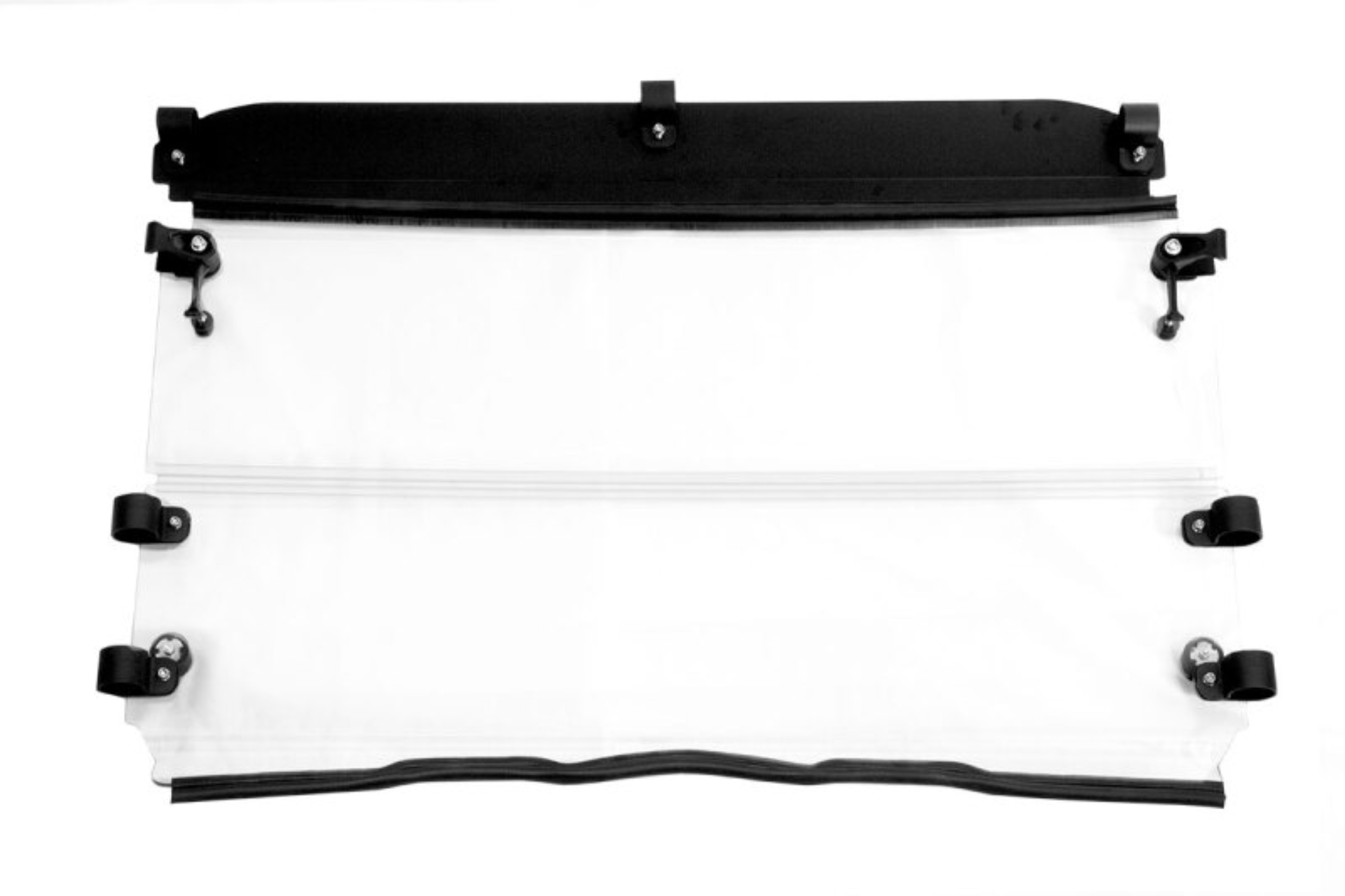 Picture of Seizmik 03-23 Polaris 570-800 Ranger Full-Size - 1.75 in. Versa-Fold Windshield - UV Resistant