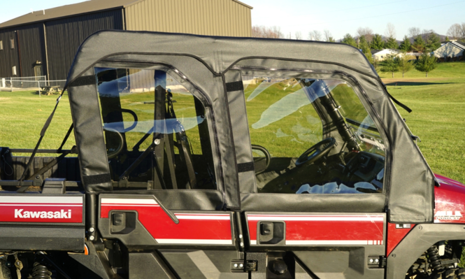 Picture of Seizmik 15+ Kawasaki Mule PRO-DXT/FXT Soft Upper Door Kit
