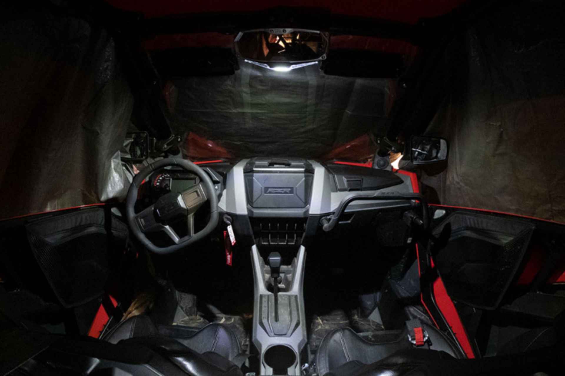 Picture of Seizmik 13+ Polaris Ranger Halo-RA LED Rear View Mirror - Pro-fit Clamp Pair