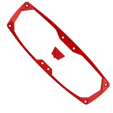 Picture of Seizmik Halo R Series - Bezel/Cap Kit - Red
