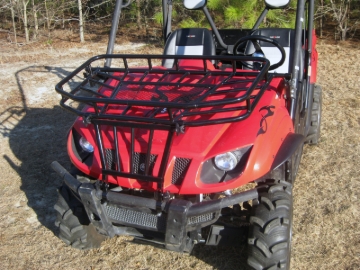 Picture of Seizmik 06-12 Yamaha 450-700 Rhino Universal Hood Rack - Black