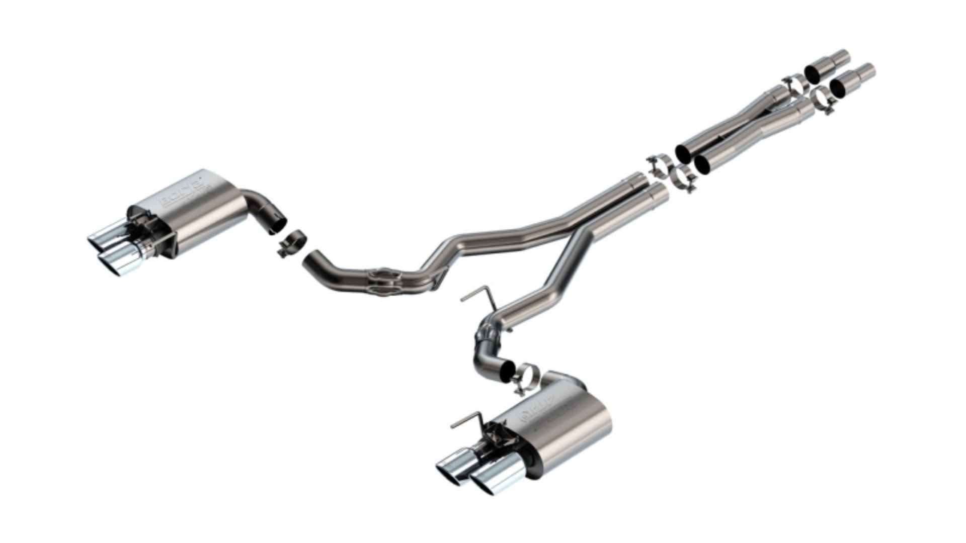 Picture of Borla 2024 Ford Mustang GT 5.0L V8 w/ Active Exhaust ATAK Cat-Back Exhaust System