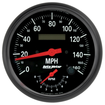 Picture of Autometer Z-Series 5in Tachometer/Speedometer Combo 8000 RPM/160 MPH