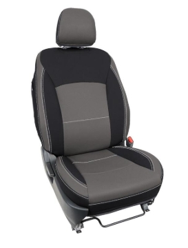 Picture of PRP 15-20 Subaru Outback Front Seat Covers (Pair) - Black and Gray