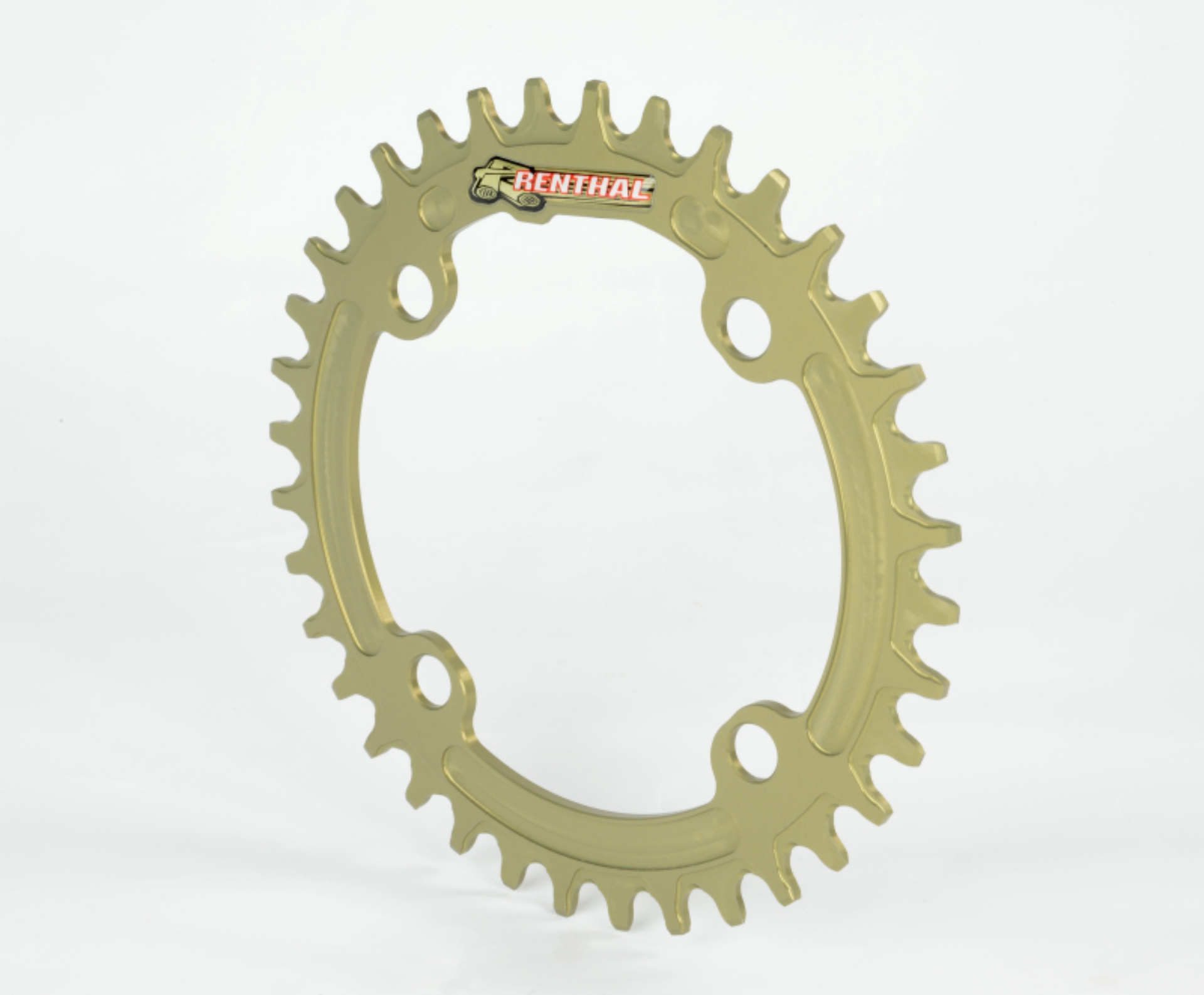 Picture of Renthal 1XR Chainring 94 mm. BCD 36T - Hard Anodized Aluminum Gold