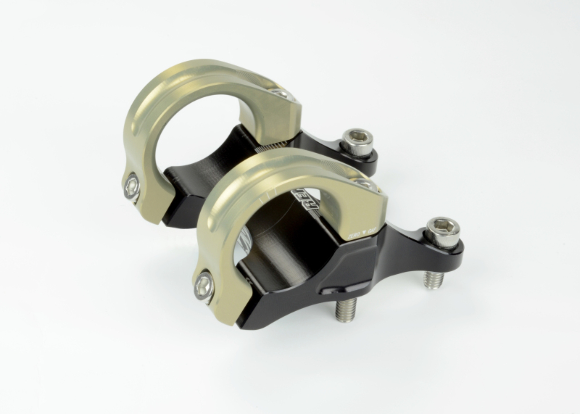 Picture of Renthal Integra II Stem. 45 mm. x 10 mm. - Aluminum Gold/Black