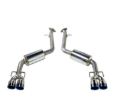 Picture of REMARK 17-20 Lexus IS200/300/350 Axle Back Exhaust - SS Double Wall Burnt Tip (Muffler Version)