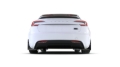 Picture of Rally Armor 24-26 Tesla Model 3 Highland Black UR Mud Flap White Logo