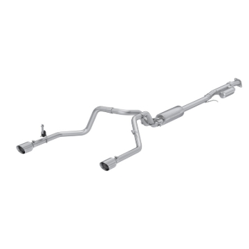 Picture of MBRP 2019+ Chevrolet Silverado 1500 / 2019+ GMC Sierra 1500 T304 SS 3in Armor Pro Cat-Back Exhaust