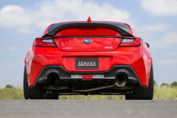 Picture of REMARK Subaru 2022 BRZ Cat-Back Exhaust - R1 Spec Single - Exit Full Titanium