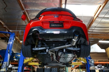 Picture of REMARK 2022 Subaru BRZ Cat-Back Exhaust - R1 Spec Single-Exit Full Titanium (Resonated)